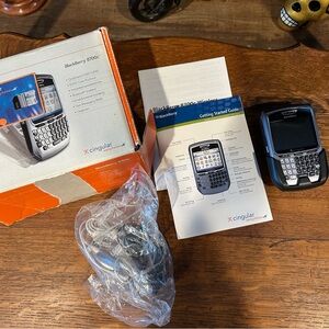 BlackBerry 8700c Black Smartphone